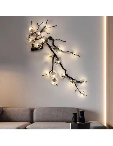 Branch Design Copper Wall Lights For Living Room Black Gold Applique Murale Bedside Lamp destockage