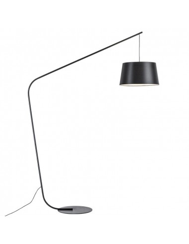 Lampadaire design moderne en métal avec abat-jour en tissu ANGLE de votre