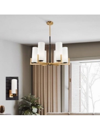 Lustre Moderne En Laiton BRASS 6- LUMLAB prix